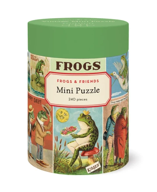 Cavallini Frogs & Friends 240 Piece Mini Puzzle