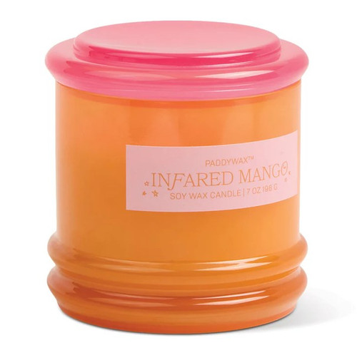 Paddywax Stack Infrared Mango Glass 7 oz Candle