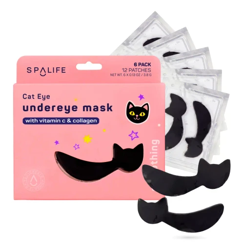 My Spa Life Cat Shaped Smoothing Eye Patches - 6 pack
