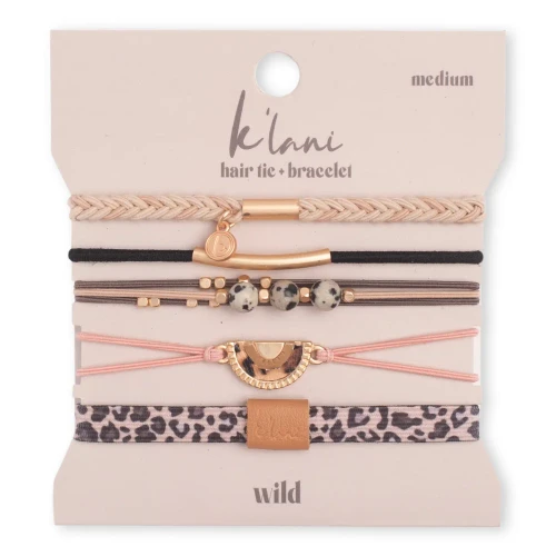 K'Lani Wild Bracelet / Hair Tie Set