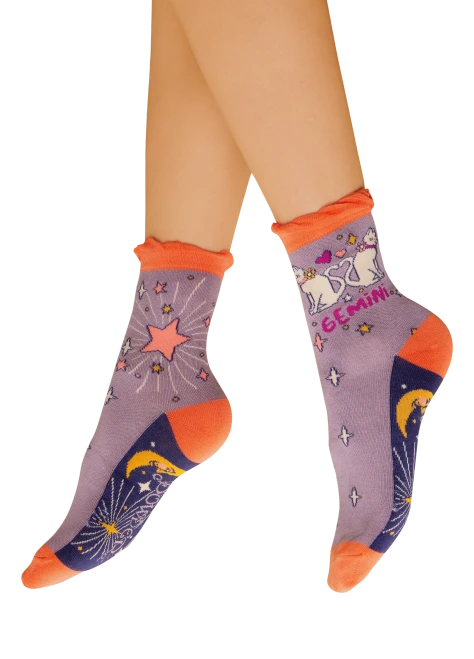 Powder Zodiac Gemini Ankle Socks