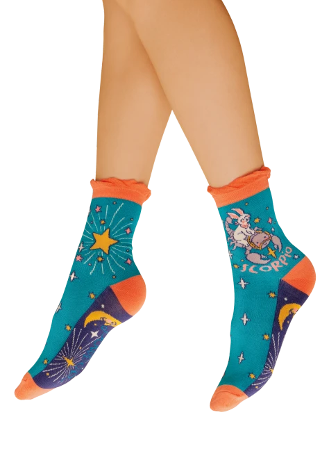 Powder Zodiac Scorpio Ankle Socks