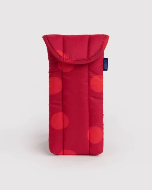 Baggu Puffy Glasses Sleeve - Red Polka Dot