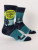 Blue Q Men's Dragons and Wizards and Shit Crew Socks