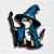 Strike Gently Lizard Wizard Enamel Pin
