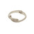 Joy Susan Silver Over Lock Bangle Bracelet