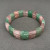 Mio Queena Geometric Shape Strawberry Quartz Stone Elastic Bracelet