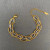 Mio Queena Two Tone 18K Gold Plated Steel Chain Bracelet