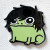 Strike Gently Emo Frog Enamel Pin