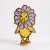 Strike Gently Flower Duck Enamel Pin
