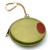 Green Olive 2-In-1 Bag Charm w/Reusable Bag