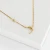 Over The Moon Necklace by Good Feelings - Gold