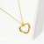 Love Deeply Necklace by Good Feelings - Gold