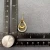 Mio Queena Two Tone Double Layer Drop 18K Gold Earrings