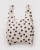 Standard Baggu - Cream and Black Polka Dot