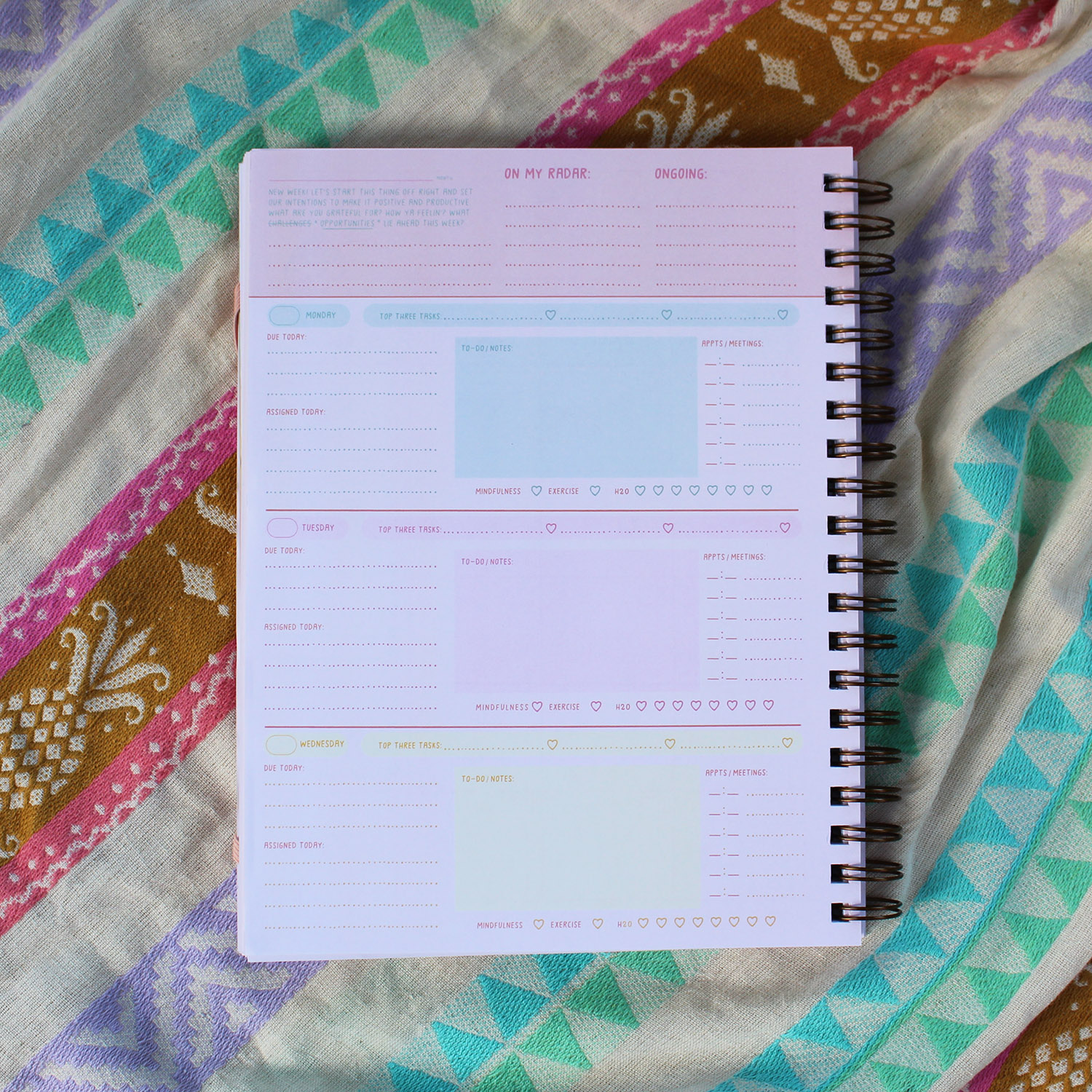 Talking Out of Turn Perpetual Goal Setting Planner