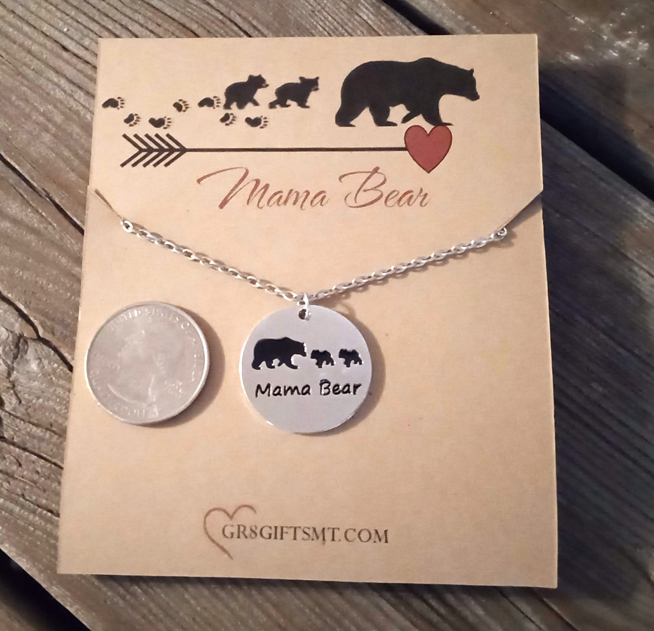 Mama bear necklaces Clearance