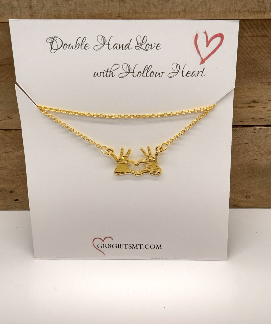 Gold Plated Valentine Necklace Set – Estele