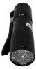 Front view of the B9UV black light flash light