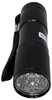Bulk pack of B9UV12 nine ultra violet LED flash lights with batteries