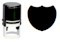 Black light uv shield stamper SSHIELD1RD Shield Round Self Inking Black-lite Hand Stampers comes with blank pad and can be used with any stamping ink