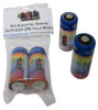 BATCR123-2PK pack comes with two CR123A batteries in a convenient package
