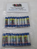 Set of 20 long life AAA sized batteries for our durable black light flashlights