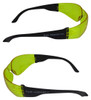 UVSPORT-YBOX3 Amber Lens Black Light Safety Glasses Box of 3