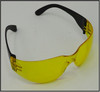 Six blacklilte safety glasses with yellow lens UVSPORT-YBOX6