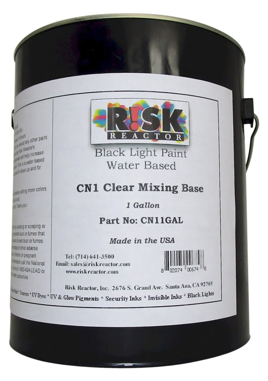 CN11GAL gallon of clear base paint for mixing glow pigments and powders