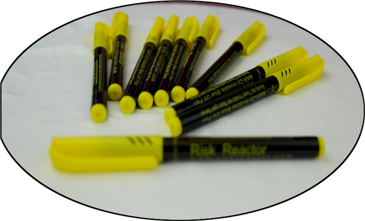 UV Light Ultra Violet Permanent Marker Ant-Theft Security Crime Prevention  Pen