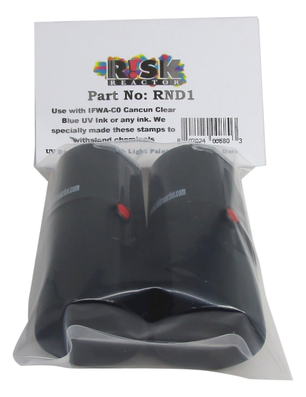RND1 Self Inking Round Stamper with Stocked Stamp Image that