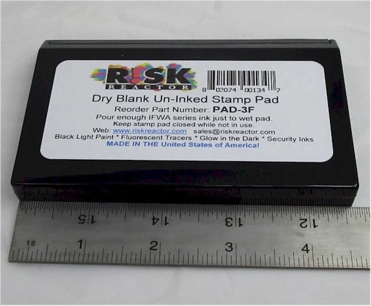 Stewart Superior KIDDLY Ink Kid-Safe Pigment Stamp Pad - Black