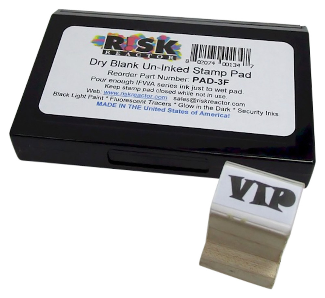 Uimprint 0OP8B6A Large 3 x 6 Felt Rubber Stamp Ink Pad, Dry (No Ink)