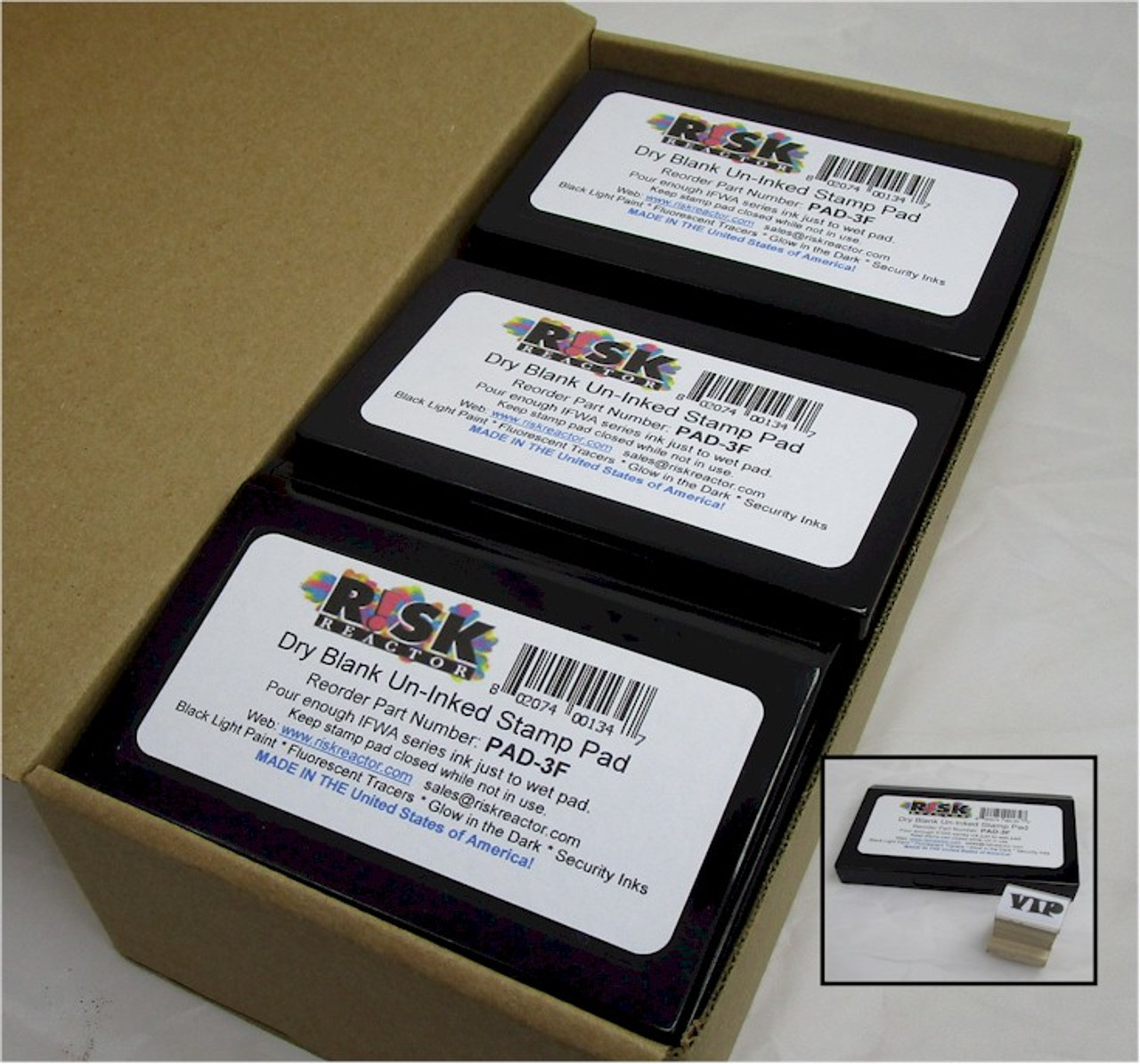 S-3 Industrial Stamp Pad for Solvent Based Ink