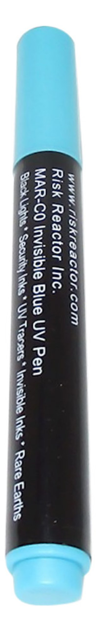 4Pcs Blue UV Blacklight Reactive Invisible Ink Marker Set