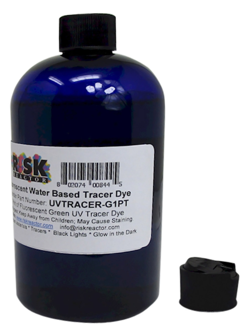 UVTRACER-G1PT one pint of black lite green leak colorants for water