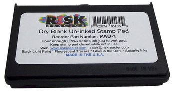 Medium Stamp Pad, Dry Ink Pad, Uninked Pad