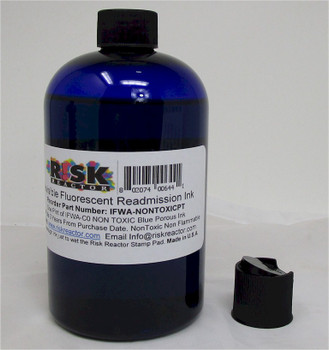 Sixteen ounces of IFWA-NONTOXIC1PT invisible blue black light stamping ink Sixteen ounces of IFWA-NONTOXIC1PT invisible blue black light stamping ink