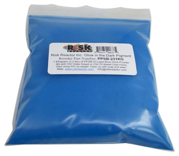 PPSB-231KG Kilogram of Light Blue Phosphorescent Pigment Craft Additive PPSB-231KG Kilogram of Light Blue Phosphorescent Pigment Craft Additive