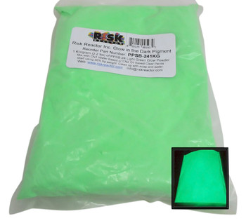 Light Green luminescent powdered colorant PPSB-241KG for use in arts and crafts Light Green luminescent powdered colorant PPSB-241KG for use in arts and crafts