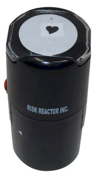 SSOLIDHEART1RD Solid Heart Round Self Inking Hand Club Stamper