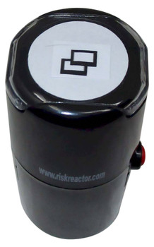 SDOUBLESQUARE1RD Double Square Round Self Inking Hand Stamper