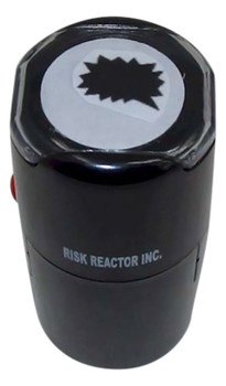 SRIGHTSPLAT1RD Black Light Right Splat Self Inking Rubber Stamper 