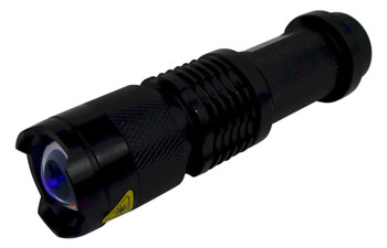 MINIZOOM-395 Packet Sized Zoom 395 Focus-able UV Black Light with batteries MINIZOOM-395 Packet Sized Zoom 395 Focus-able UV Black Light with batteries