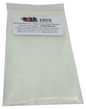 White to glowing red in the dark powder used for plastics, concrete, and paints PPSB-0R1LB White to glowing red in the dark powder used for plastics, concrete, and paints PPSB-0R1LB