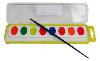 Eight fluorescent water colors in kit UVH2OCOLOR8 