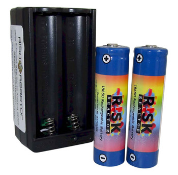 USA plug charger and two button top rechargeable batteries part number is BATC18650X2 USA plug charger and two button top rechargeable batteries part number is BATC18650X2