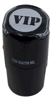 Self inking stamper in KIDS-R black light kit comes with clear UV red ink Self inking stamper in KIDS-R black light kit comes with clear UV red ink