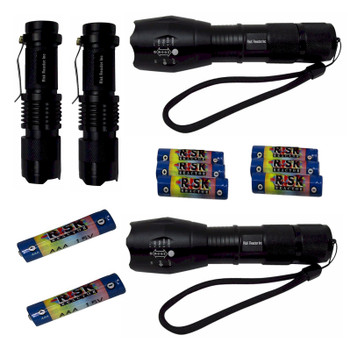 KB4MZ Dual Wavelength Black Light Kit with Batteries and Invisible Marking Pens KB4MZ Dual Wavelength Black Light Kit with Batteries and Invisible Marking Pens